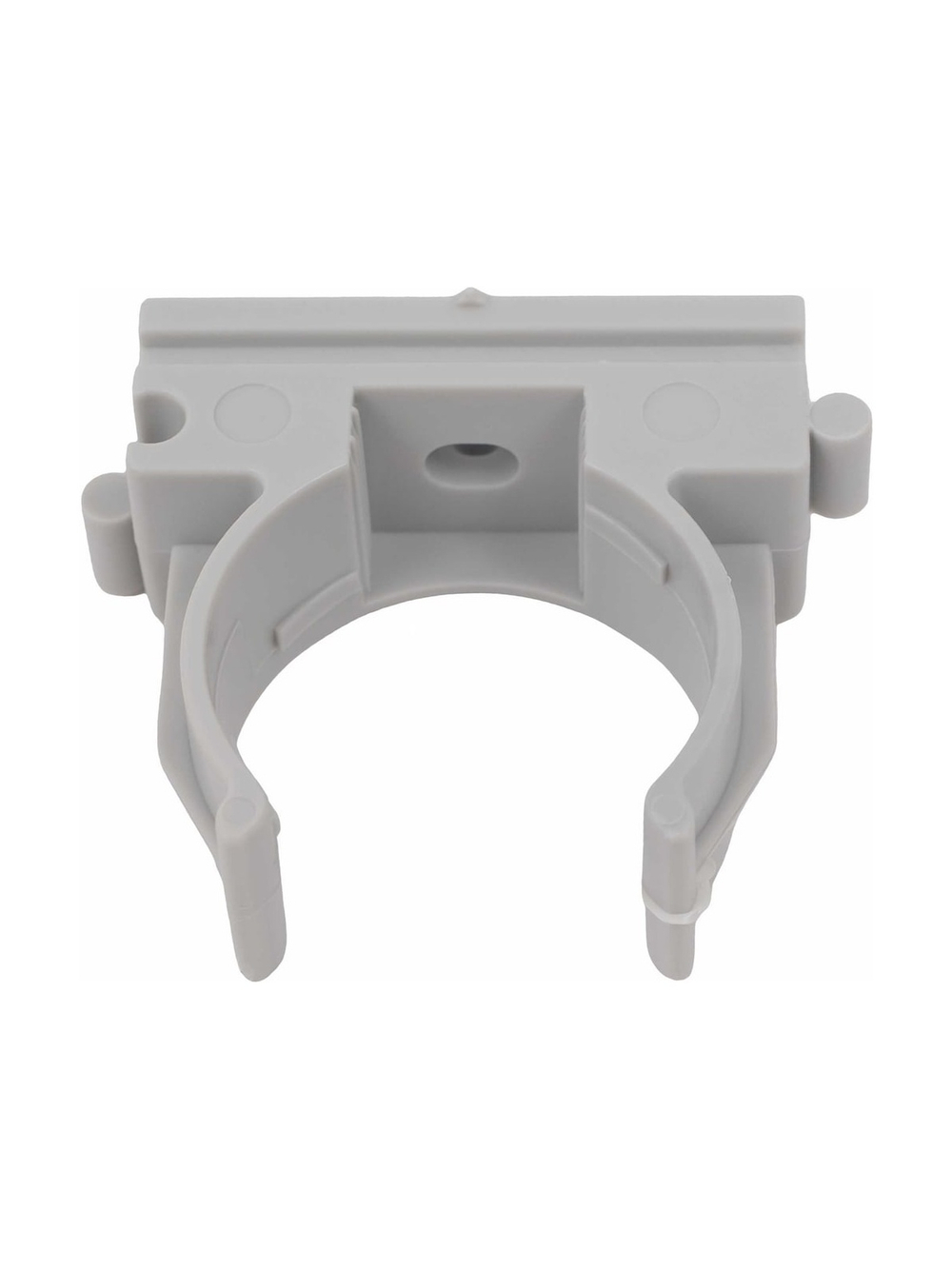 Крепеж-клипса для труб Gigant прямой монтаж D25 серая 100шт 123935