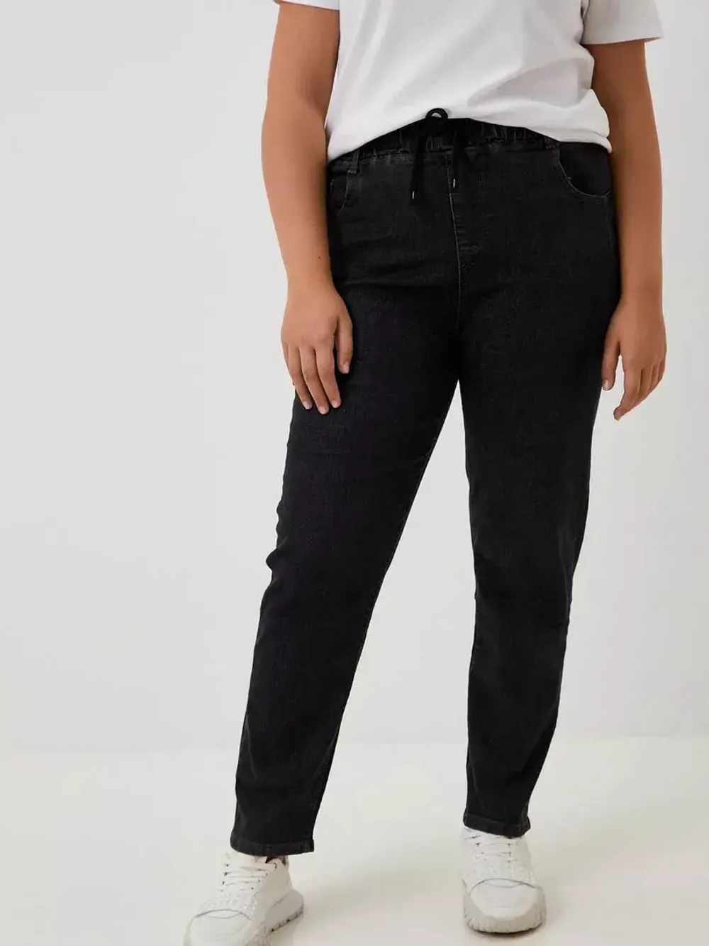 Джинсы на резинке больших размеров