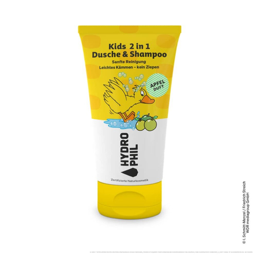 Детский шампунь и гель для душа Hydrophil Kids 2 в 1 - Утка, 200 мл