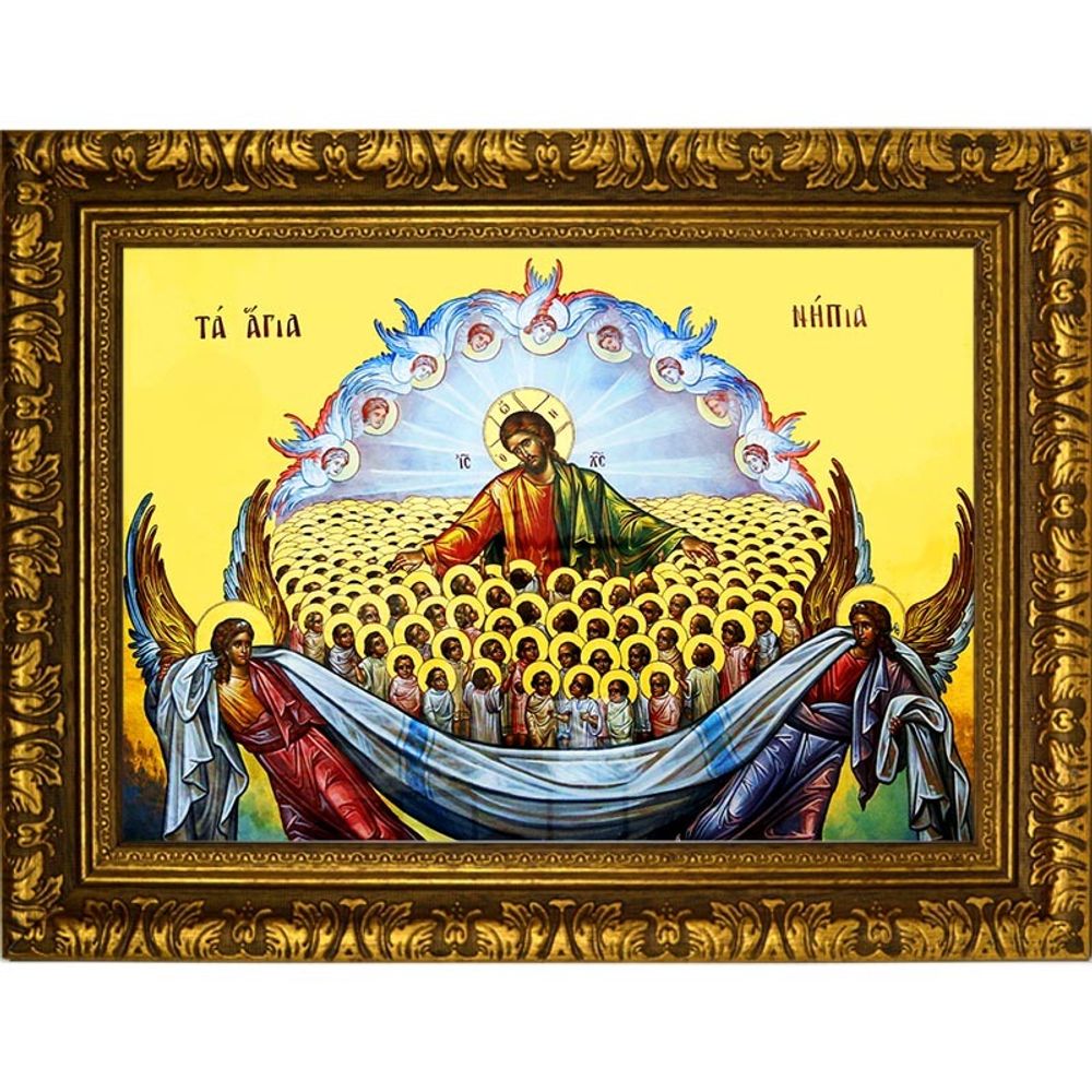 Вифлеемские младенцы мученики. Икона на холсте.