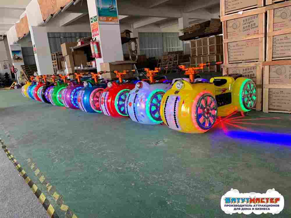 Парковый электромобиль «Ярость» детский, 1 место, на батареях для ТРЦ