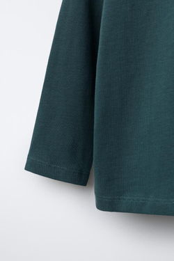 ZARA ФУТБОЛКА С ПРИНТОМ «МЕДВЕДЬ», ГЛУБОКИЙ СИНИЙ