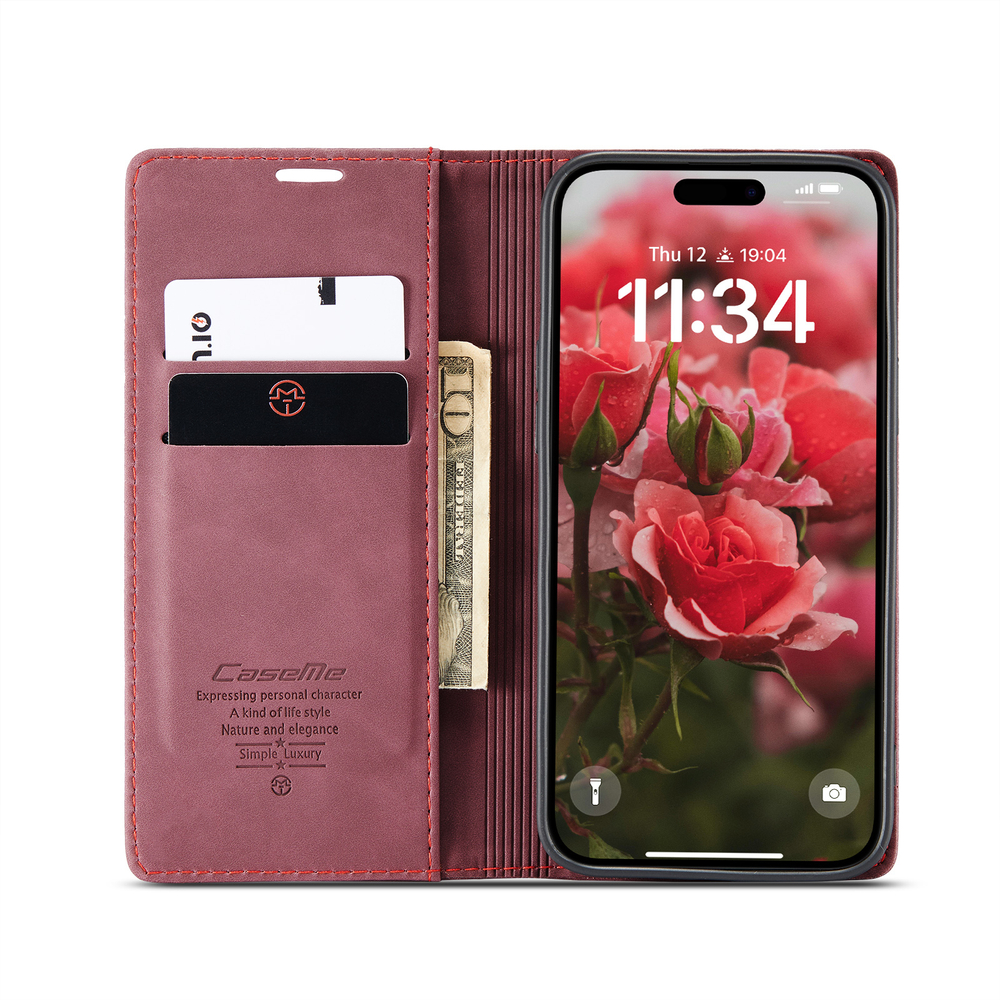 Чехол-книжка CaseMe Matte iPhone 16 Pro
