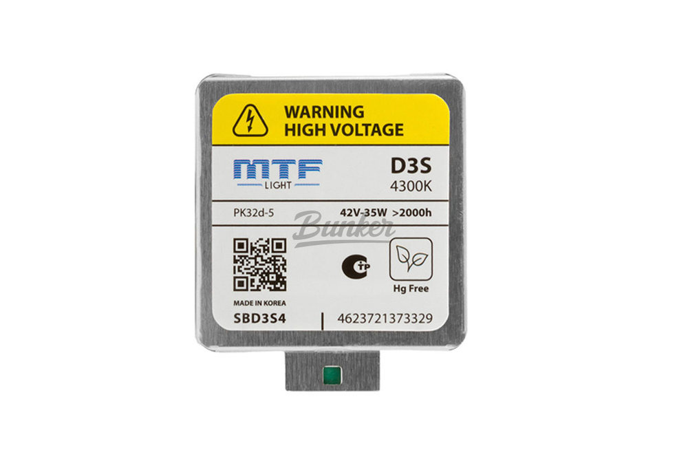 Лампа ксенон MTF D3S 4300K ORIGINAL