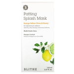 Blithe, Patting, маска-всплеск, энергичный желтый цитрус и мед, 150 мл (5,07 жидк. унц.)