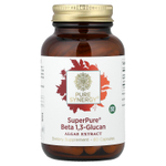 Pure Synergy, SuperPure®, бета-1,3-глюкан, экстракт водорослей, 60 капсул (500 мг в 1 капсуле)