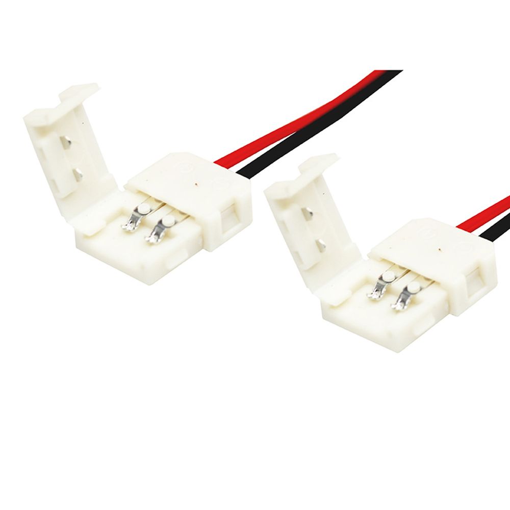 Коннектор соединительный для одноцветных светодиодных лент шириной 8 мм LAMPER