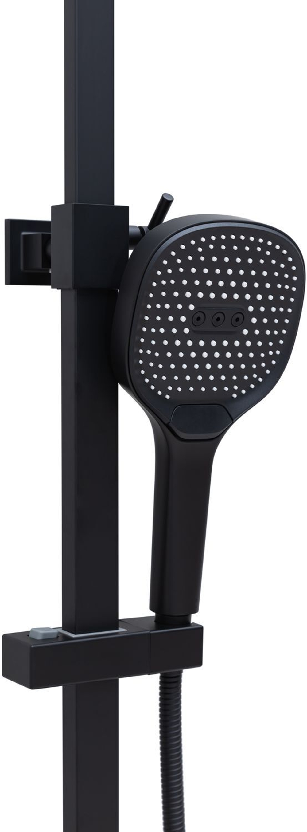 Душевая стойка Allen Brau Infinity 5.21030-31 3 режима, матовый черный