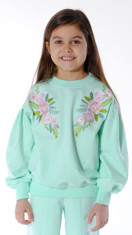 Свитшот трикотажный для девочки 3-6 лет Fleur de Vie
