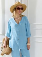 Блузка женская Асель-2 Виотекс АКВА