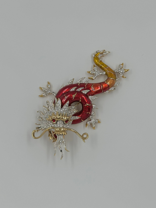 Брошь Дракон Butler & Wilson