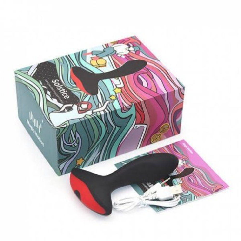 Массажер простаты с дистанционным управлением Solstice, 9.9х3.3 см