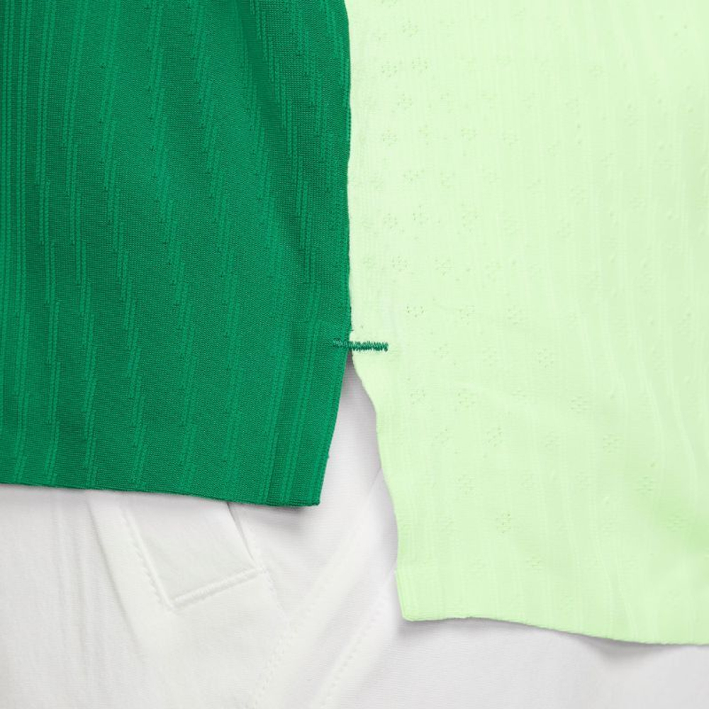 Мужское теннисное поло Nike Court Slam Dri-Fit ADV Tennis Polo - malachite/barely volt/coconut milk/white