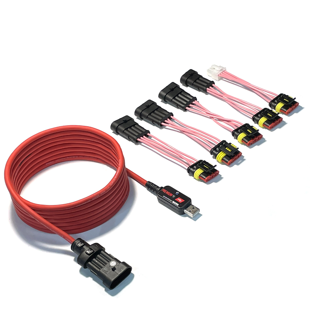 Кабель для ГБО FTDI УНИВЕРСАЛЬНЫЙ ПРЕМИУМ (КОМПЛЕКТ 6 РАЗЪЕМОВ)
