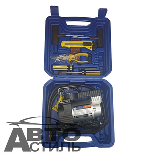 Компрессор Nova Bright 12V,АК-35, до 35л/мин 47639 инструмент,в кейсе