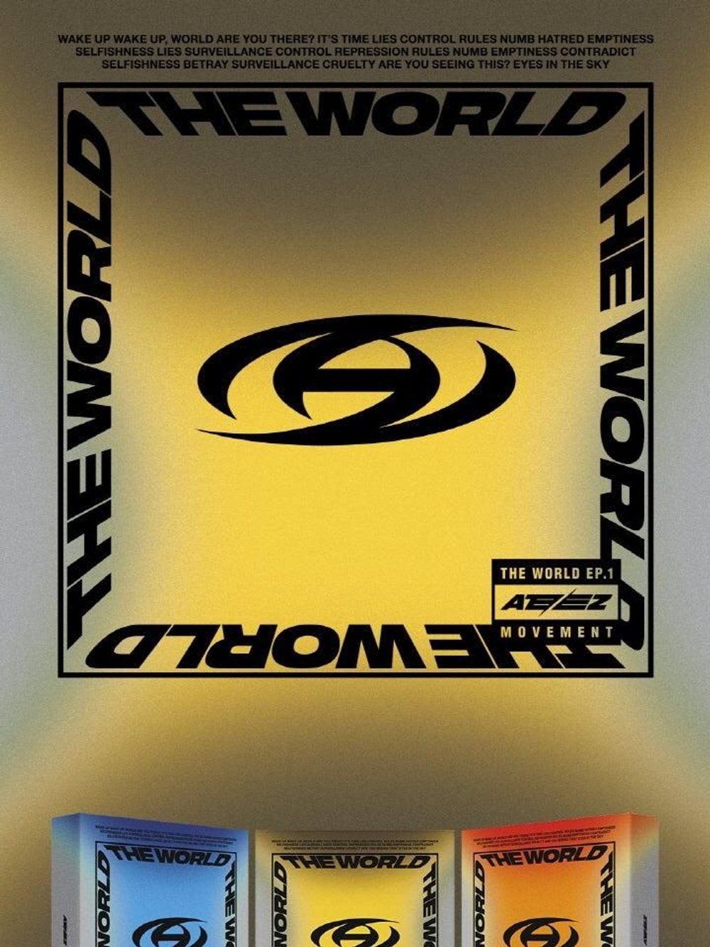 Альбом ATEEZ - THE WORLD EP.1 : MOVEMENT 3 Version SET