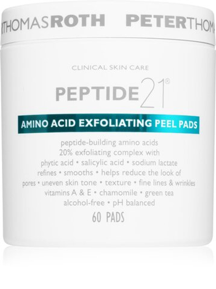 Peter Thomas Roth Peptide 21 Amino Acid - отшелушивающие подушечки для разглаживания кожи и уменьшения пор /  60 szt.   / GTIN 670367934456
