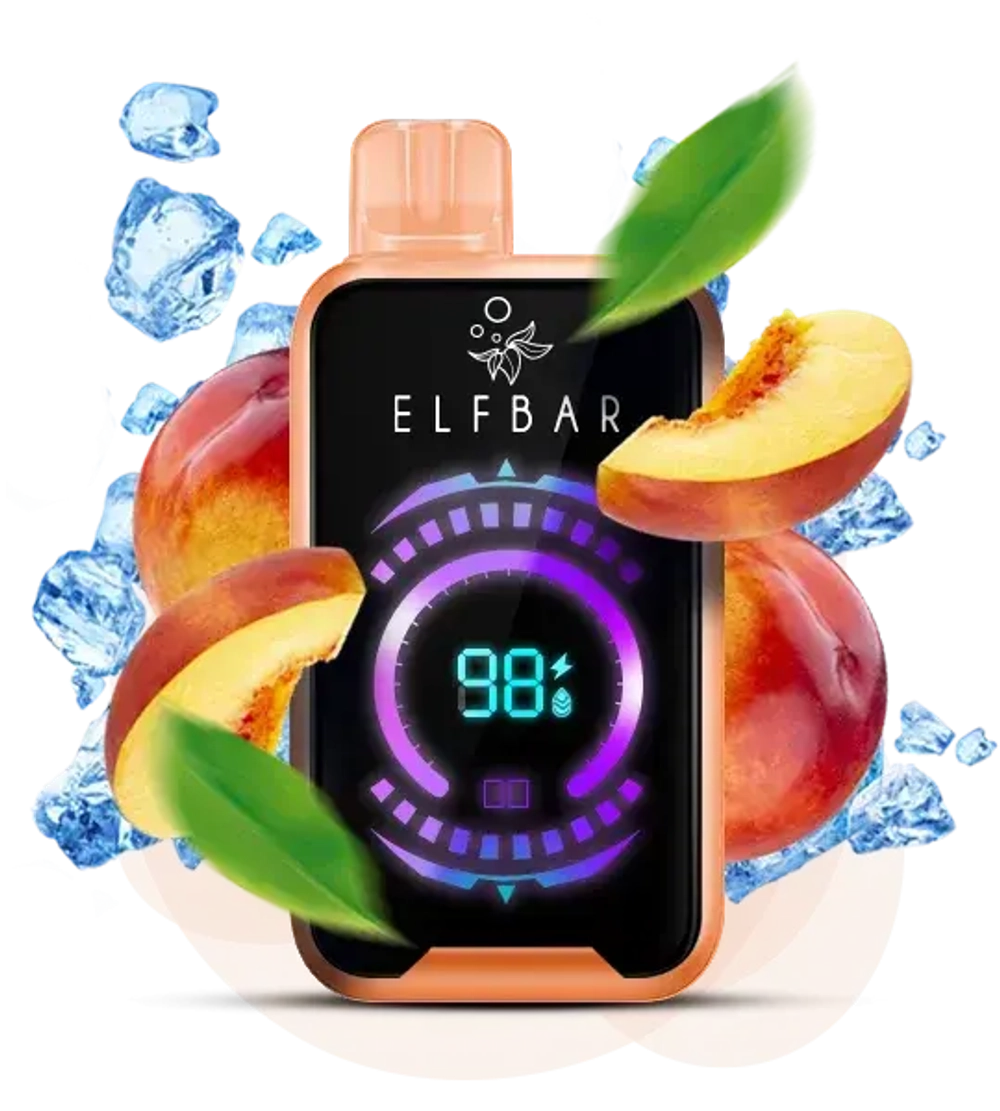 ELF BAR RAYA D2 - Peach Ice (5% nic)