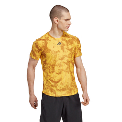 Мужское теннисное поло adidas Paris Freelift T-Shirt Men - Golden Yellow