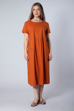 Платье женское 1843ЮП, Терракот #363Тер051843ЮП