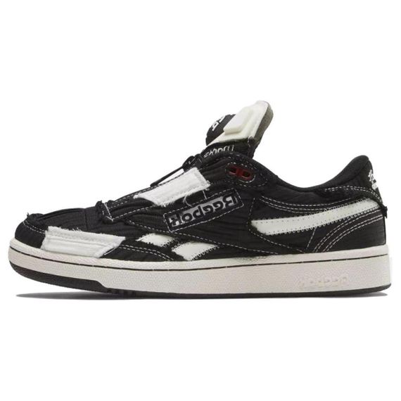 Кроссовки reebok Club C Series для скейтборда Низкие Черные Кроссовки