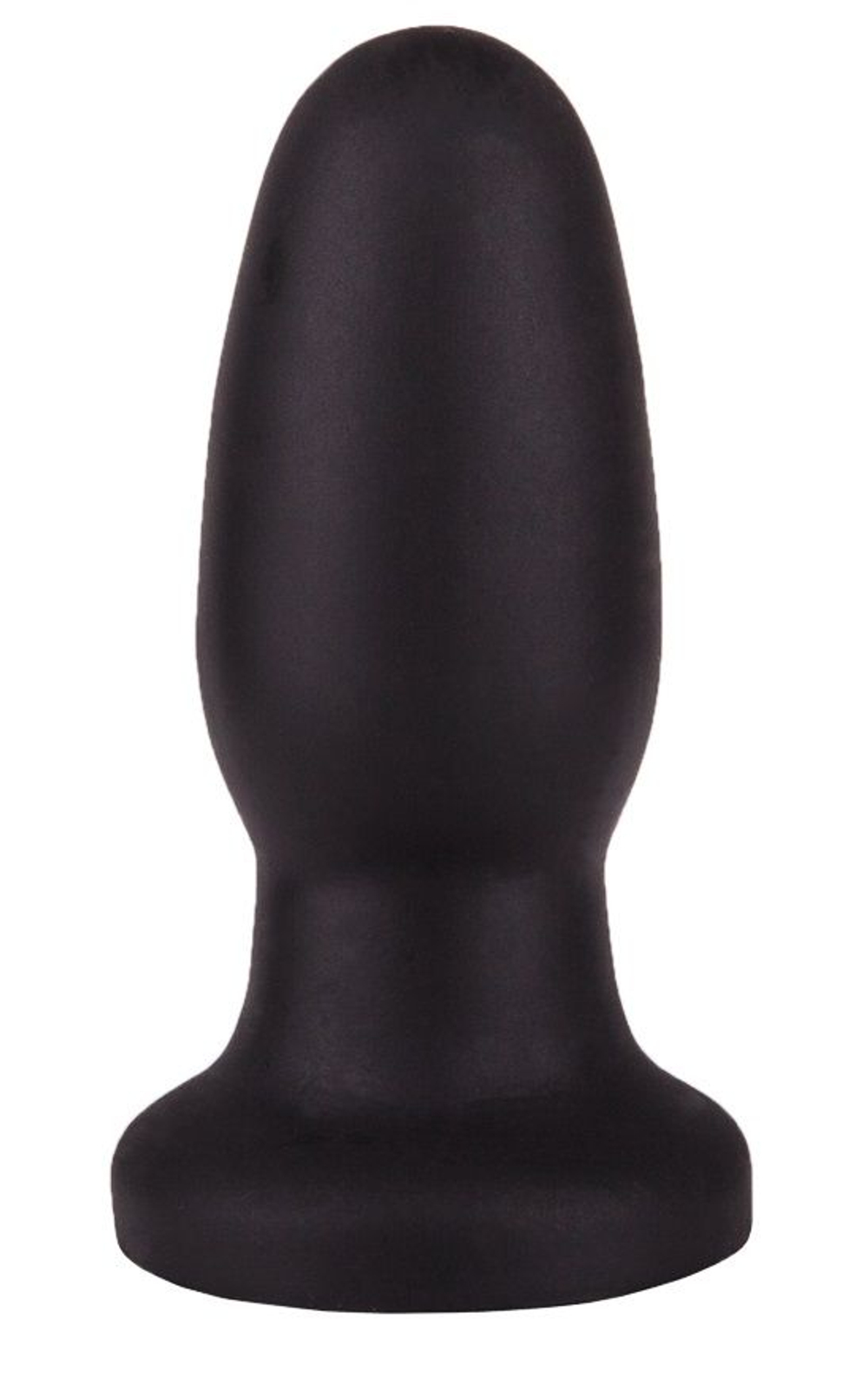 Чёрная овальная пробочка на ножке - 11,5 см.