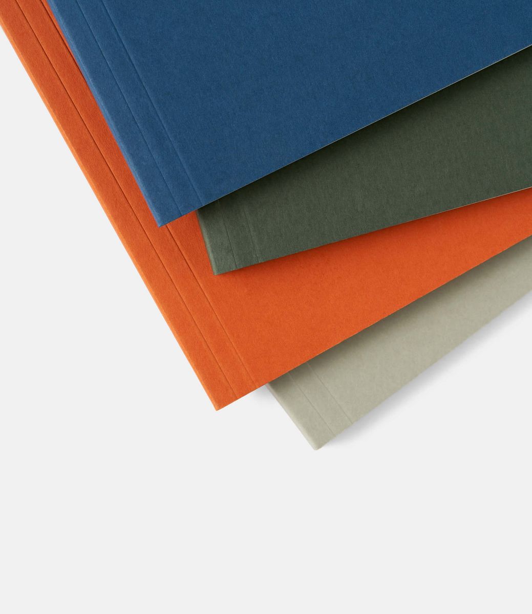 Mark+Fold Plain Notebook — нелинованный блокнот А5: серый