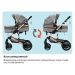 Детская коляска-трансформер 2 в 1 Luxmom 510, цвета