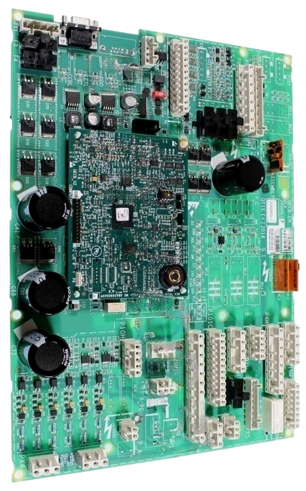 Сборка плат GECB-EN тип LC7 (с платой Сomputing Сore) без опций ADO/RLEV/EPO и кнопок OTIS.