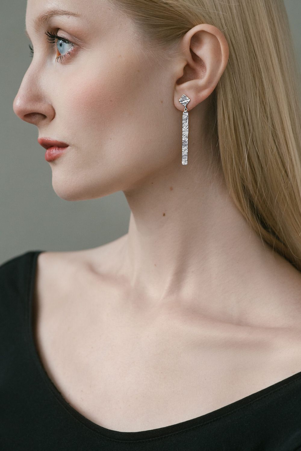 Серьги Мозаика длинные