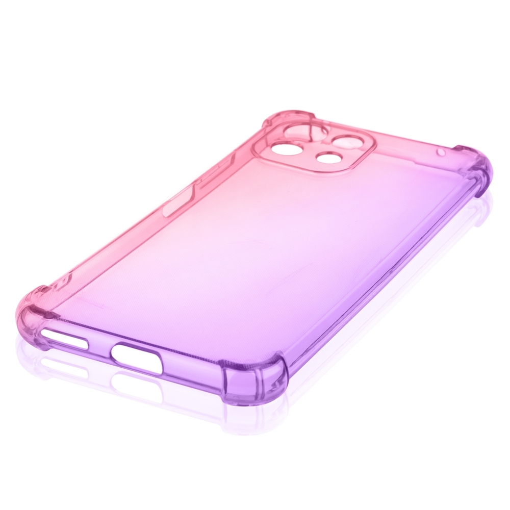 Чехол ROSCO для Xiaomi Mi 11 Lite;Xiaomi Mi 11 Lite 5G;Xiaomi 11 Lite 5G NE оптом (арт. XM-MI11L-HARD-TPU-PINK-PURPLE)