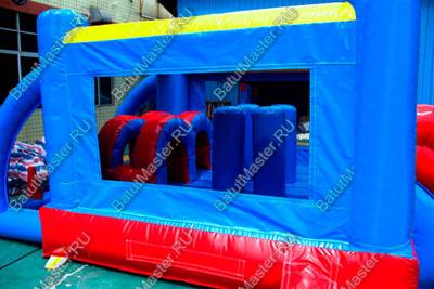 Детский надувной батут "Батутный дрифт", 5.5*2.5*2 м