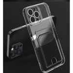 Силиконовый чехол для iPhone 13 с карманом для карт, 013019 CM