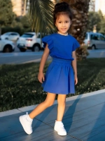 Костюм для девочки с юбкой