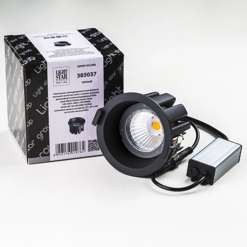 Встраиваемый светодиодный светильник Lightstar CICLONE 385037
