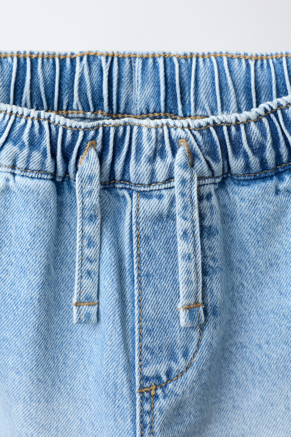 ZARA ДЖИНСЫ WAIST LOOSE, ГОЛУБОЙ