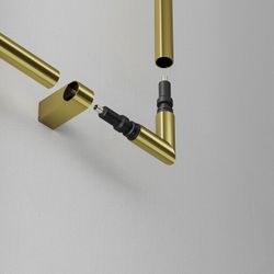 Соединитель угловой L-образный для модульных светильников Maytoni Accessories for system Axity CA006EC-BS