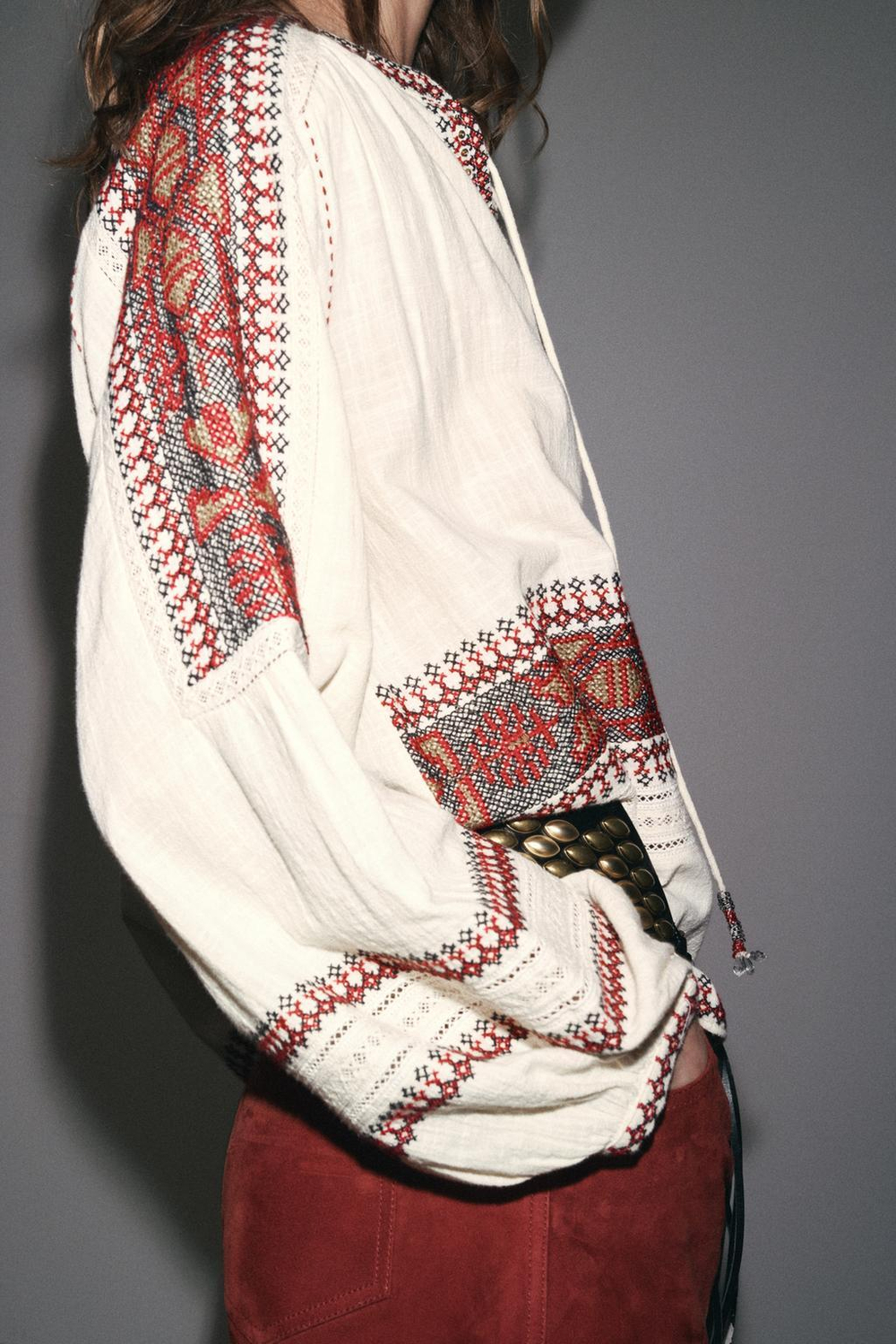 Блуза с вышивкой — zw collection