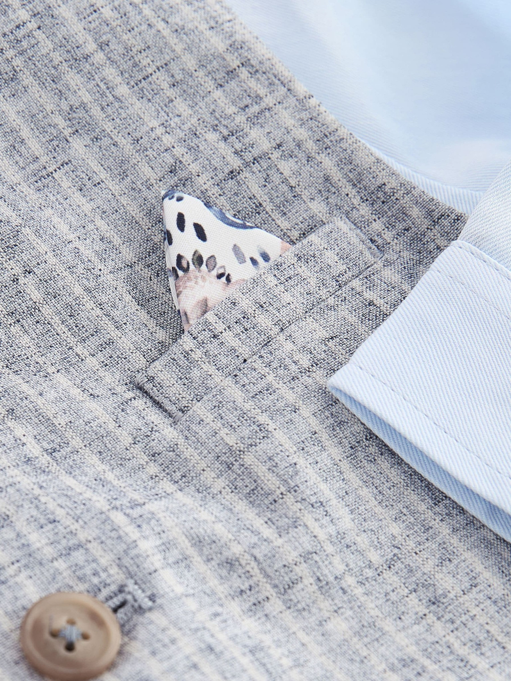 Комплект из трех предметов для мальчика Next K83-492, Серый, Голубой