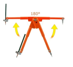Циркуль разметочный по металлу, стеклу, камню, керамике, дереву. Радиус 45см