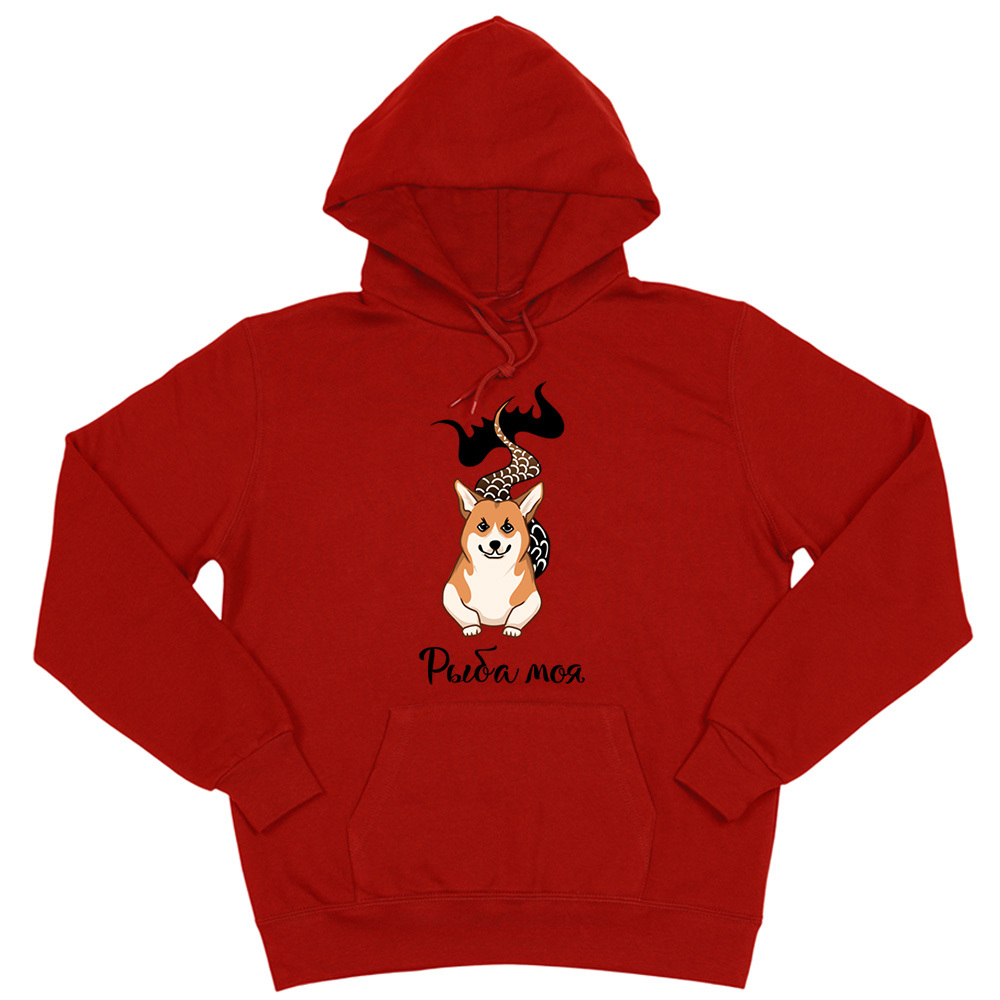 Толстовка "Корги - рыба моя"