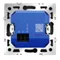 Выключатель встраиваемый VOLTUM S70 карточный 16А, (белый матовый) vls010702