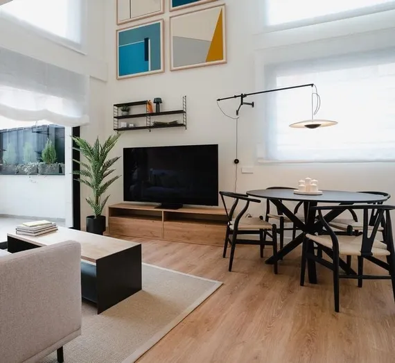 Стол Argo Ø120 см, черная столешница, черные ножки