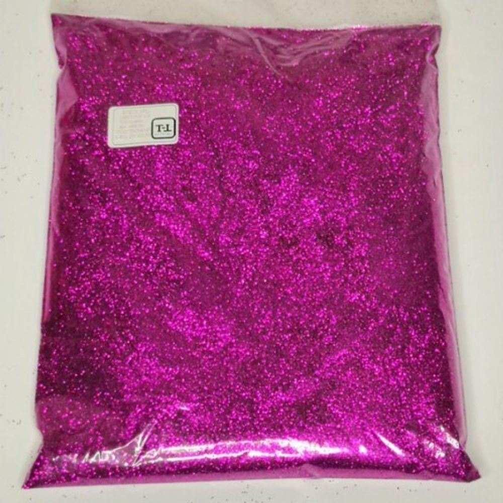 БЛЕСК 356 ЦВЕТНОЙ - ФУКСИЯ 0.4 мм. (средние)