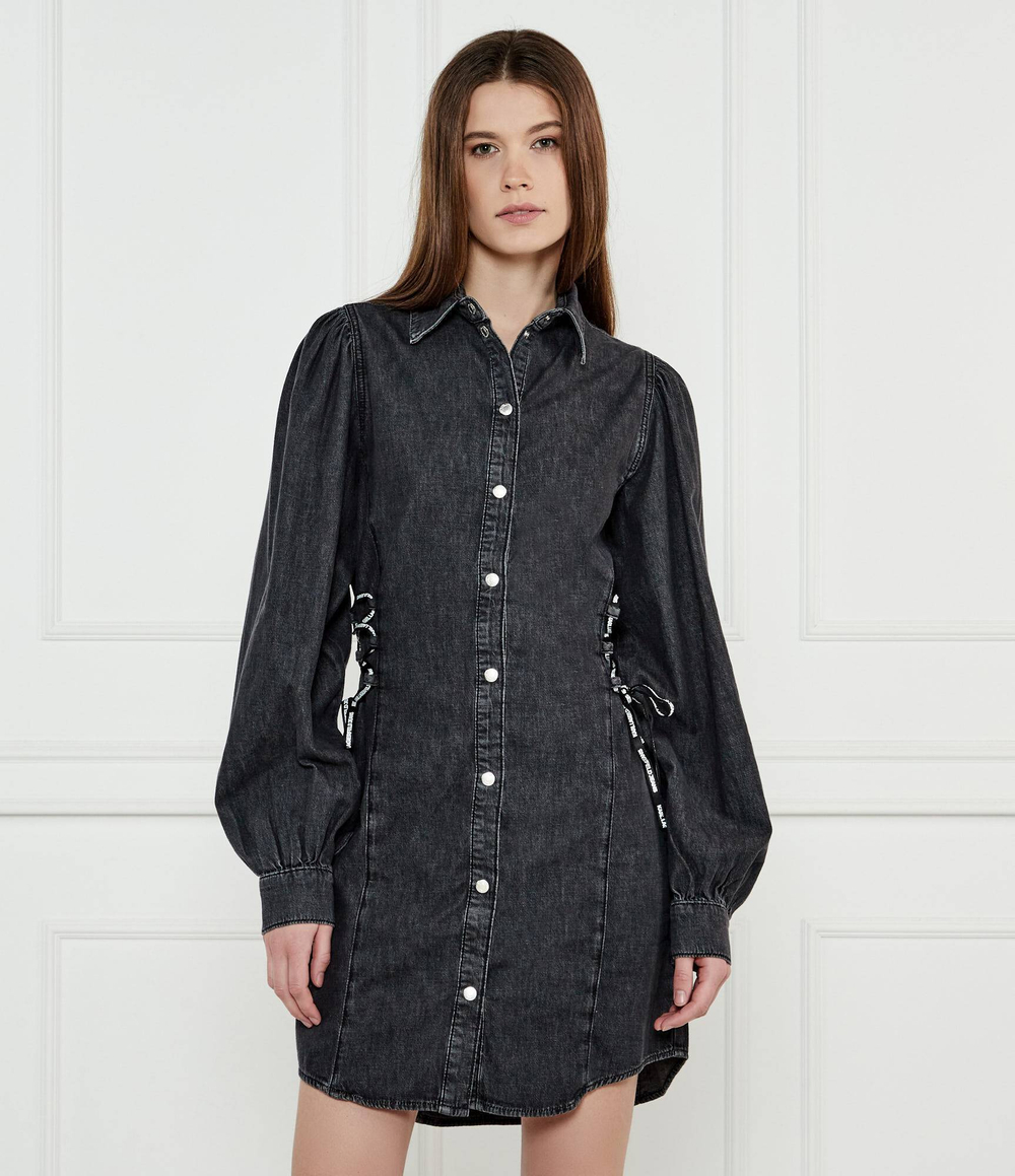 Джинсовое платье Karl Lagerfeld Jeans - черный(A1W13004)