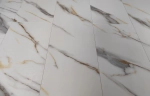 MSPC ламинат Stone Floor Бело-золотой мрамор DC833 MР
