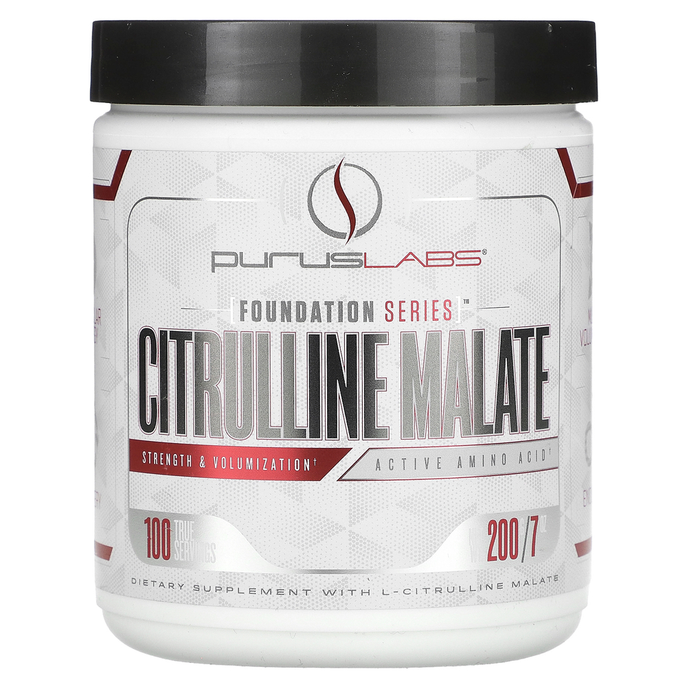 Purus Labs, Foundation Seriers, цитрулин малат, 200 г (7 унций)