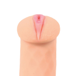 Телесный реалистичный мастурбатор-вагина 16см с двойным слоем материала Kokos Elegance.007