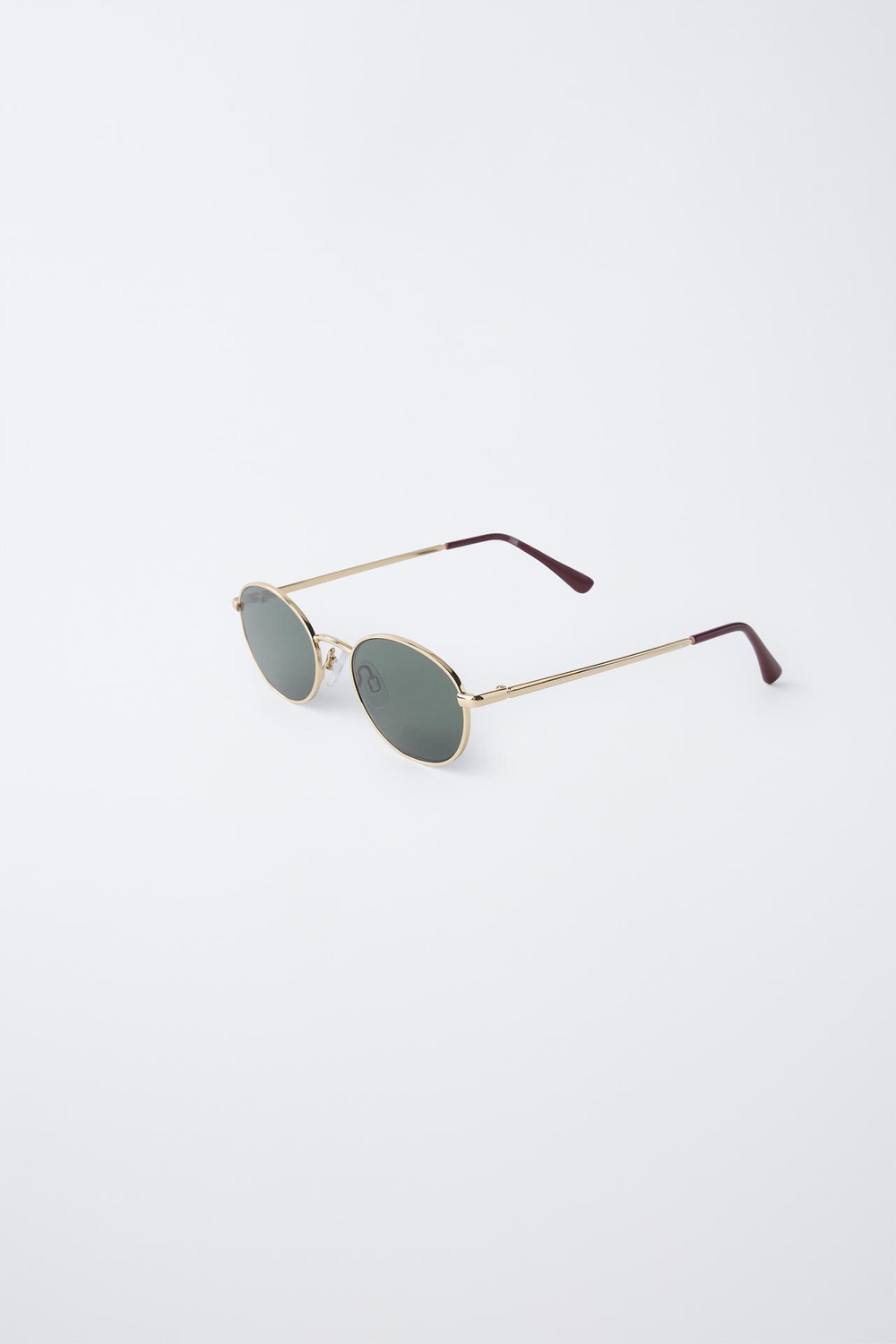 ZARA СОЛНЦЕЗАЩИТНЫЕ ОЧКИ В МЕТАЛЛИЧЕСКОЙ ОПРАВЕ, ЗОЛОТИСТЫЙ