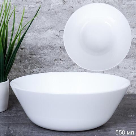 Тарелка глубокая суповая 550 мл 155 мм Евро / LGW-60 (white /уп 72/